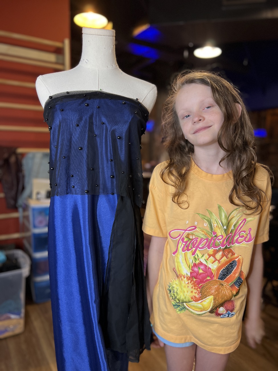 A young designer at the table
