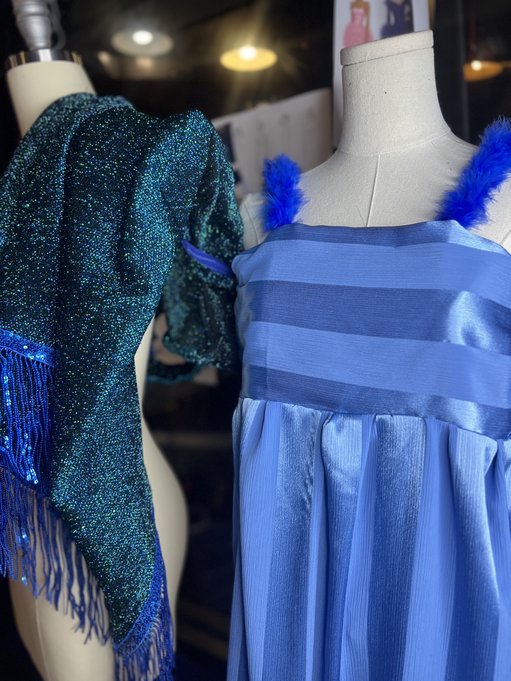 A camper's garment on the dress form