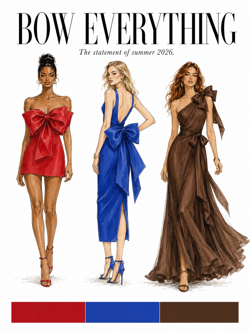 Bow Everything trend board — the statement of summer 2027